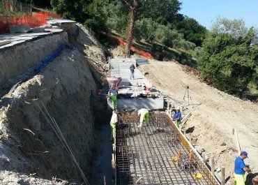 Consolidamento di Via Canale a Bucchianico